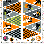 Halloween Fabric Bunting Fl..