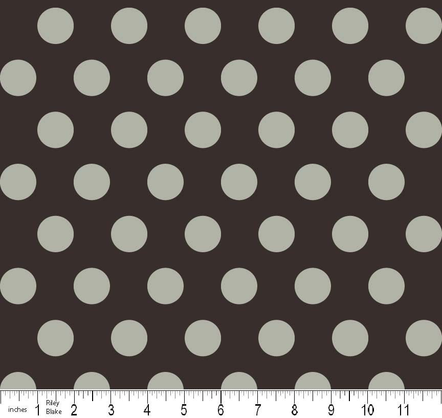 Gray Dot Fabric from Riley Blake Boo to You Halloween Fabric 1 Yard