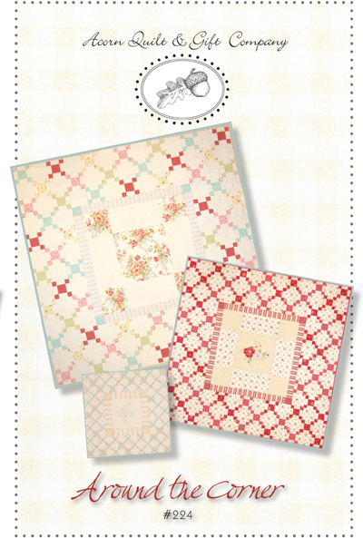 Around the Corner Charm Square Quilt Pattern
