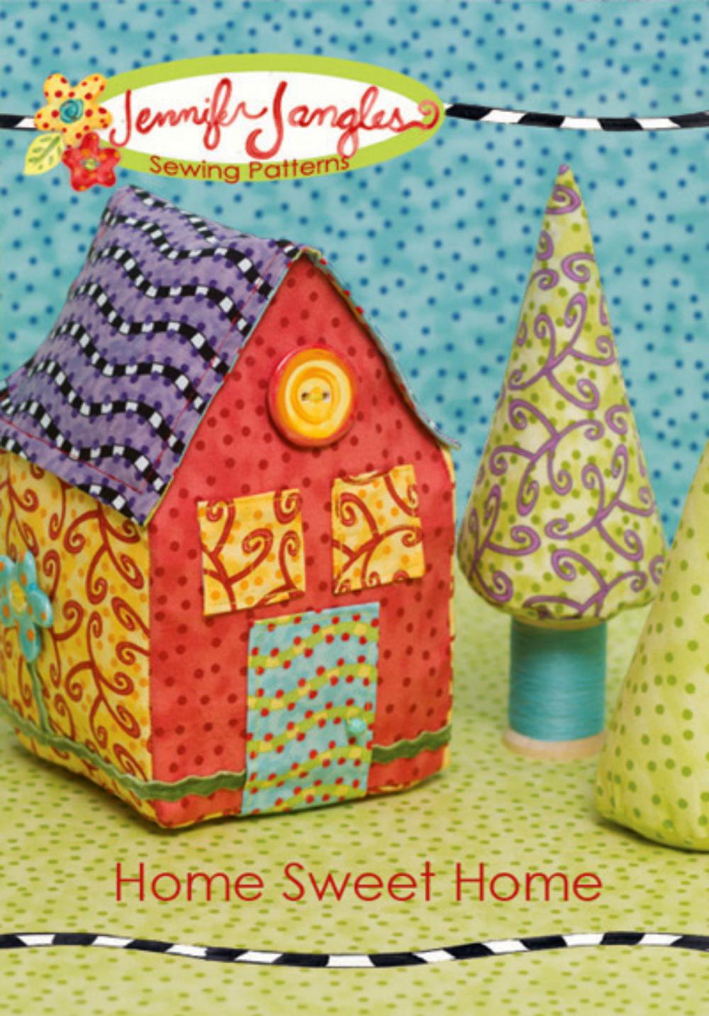 New Home Sweet Home Pattern by Jennifer Jangles Bright and Fun!