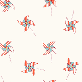 Pinwheels Flannel Fabric from Michael Miller
