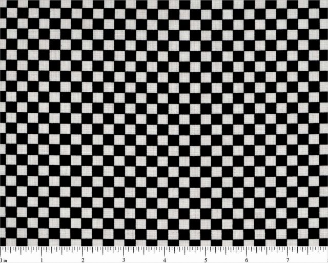 Mary Engelbreit Black and White Check Fabric Very Retro